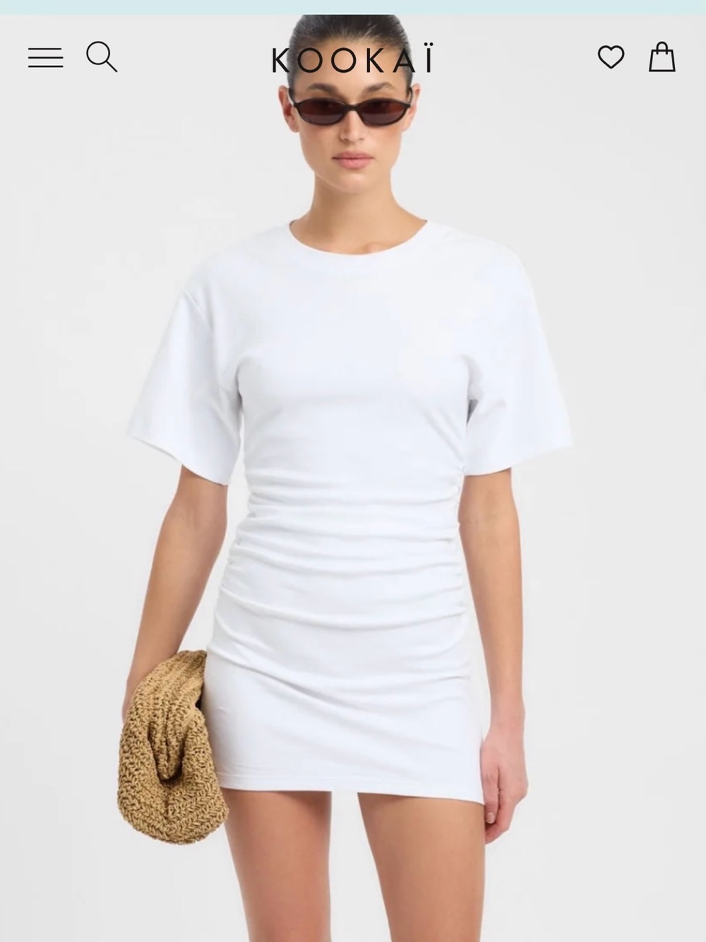 Kookai white nova Dress